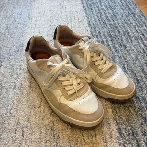 Greats White and Tan Men's Sneakers